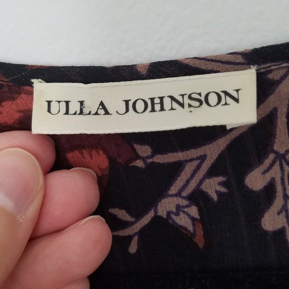 Ulla Johnson Silk Boho Floral Dress - Picture 12 of 13
